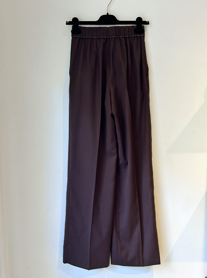 Forte Forte - Poudre High Waist Pants bordeaux