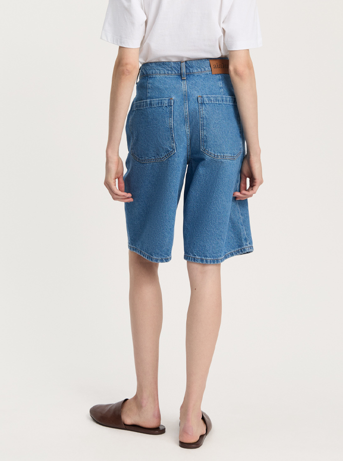 Aiayu - Carlo Denim Shorts Clear Blue