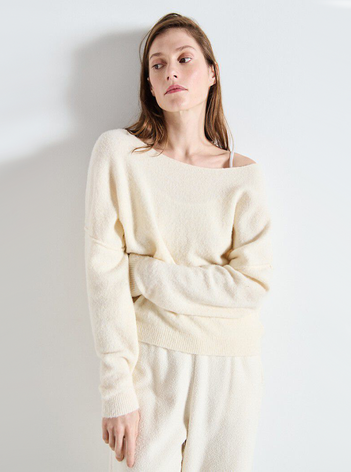 American Vintage - Damsville Bluse Pannacotta Melange