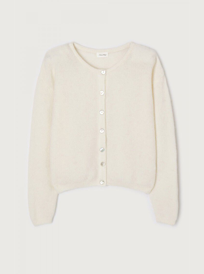 American Vintage - Vitow Cardigan Hvid