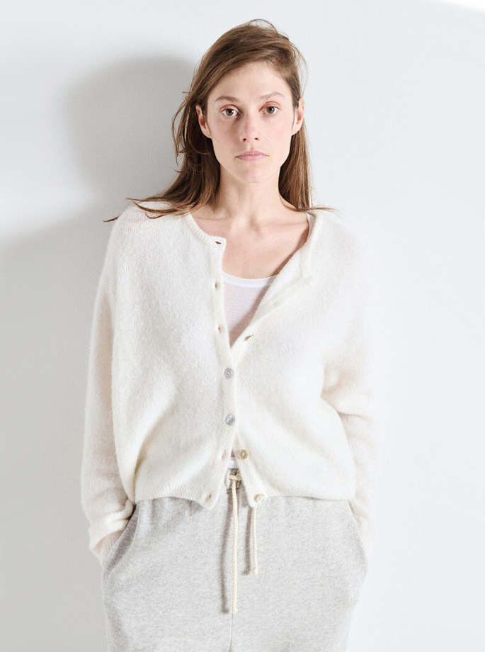 American Vintage - Vitow Cardigan Hvid