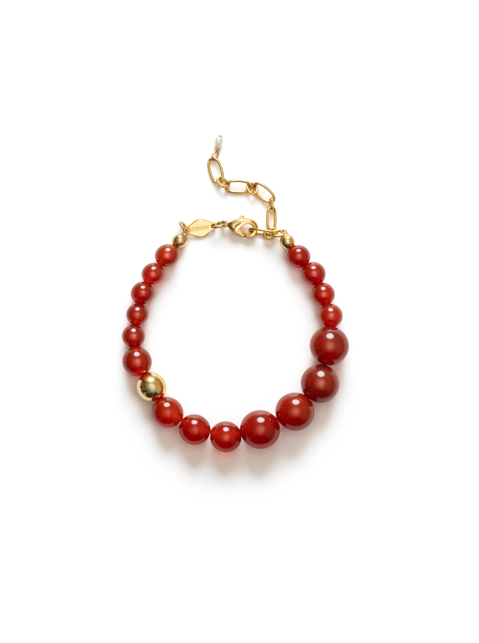 Anni Lu - Float Armbånd Rød Jade