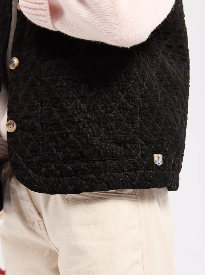 Armor Lux - Sleeveless Heritage Jakke Sort
