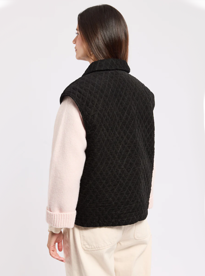 Armor Lux - Sleeveless Heritage Jakke Sort