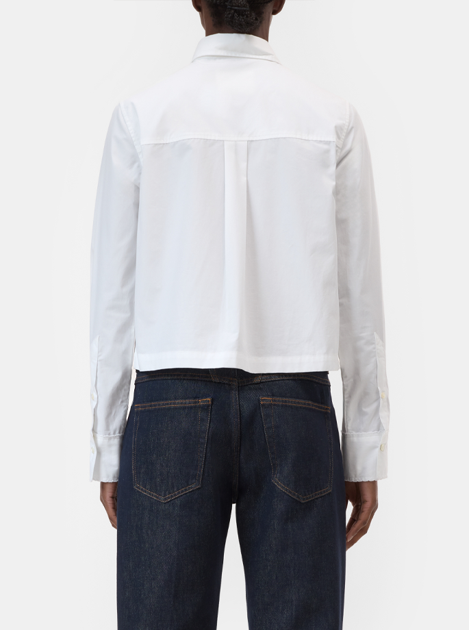 Closed - Lace Detail Skjorte Hvid