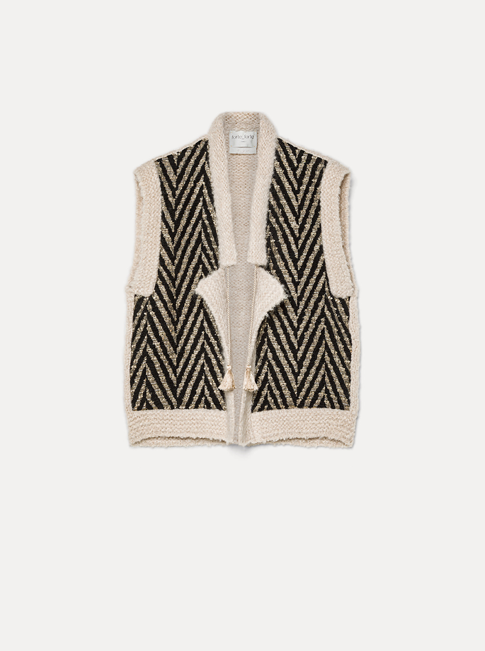 Forte Forte - My Vest Mix Knit Nero