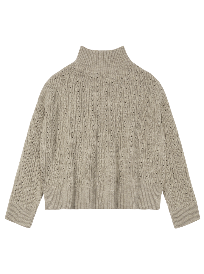 Fub - Lambswool Strik Oat Melange