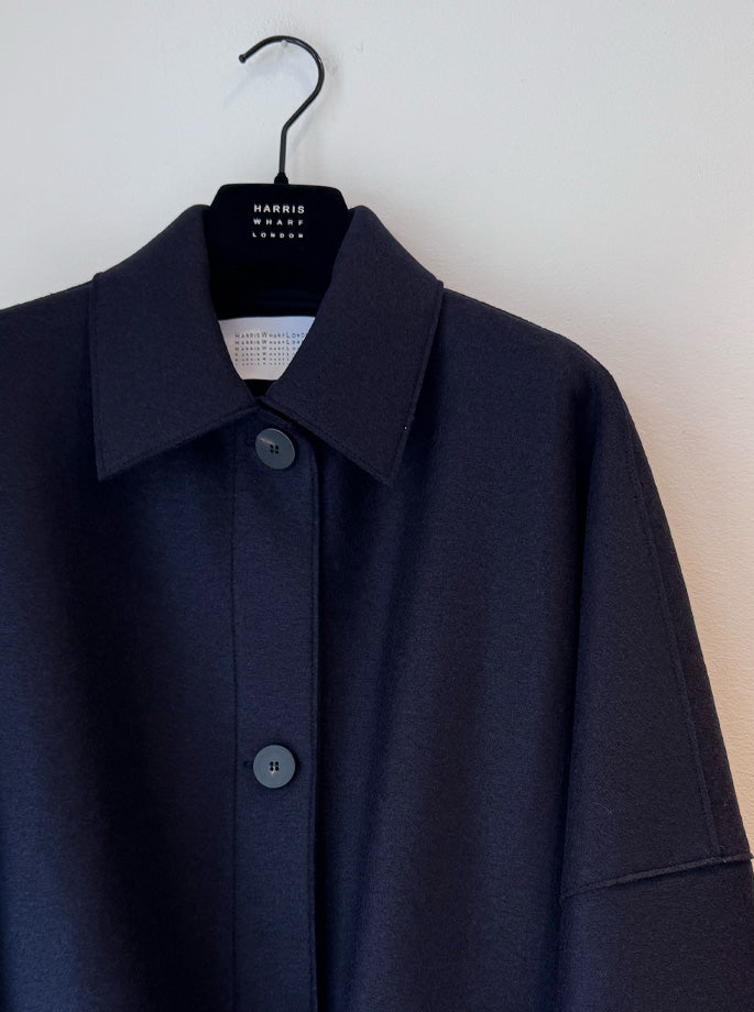 Harris Wharf - Country Cape Jakke Navy Blue