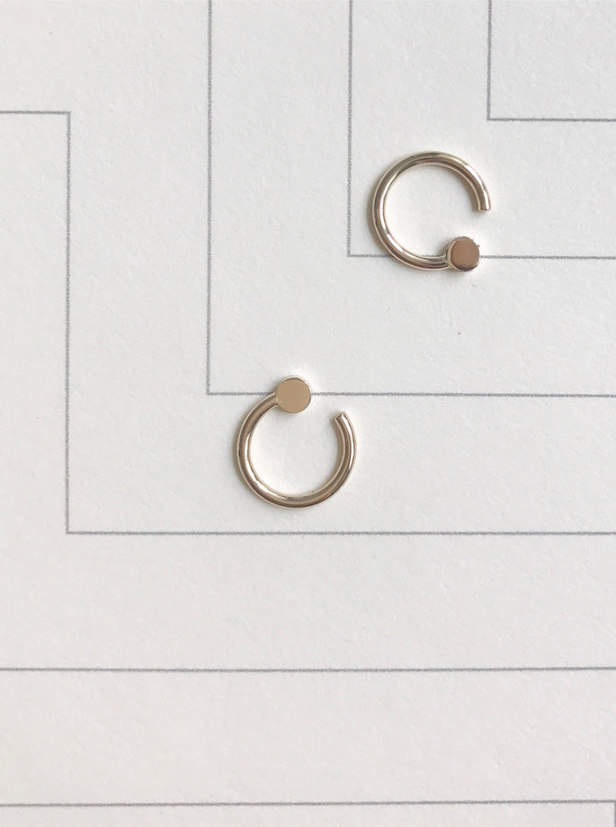 Nordenstam - Day/Light Ørering 8kt Guld