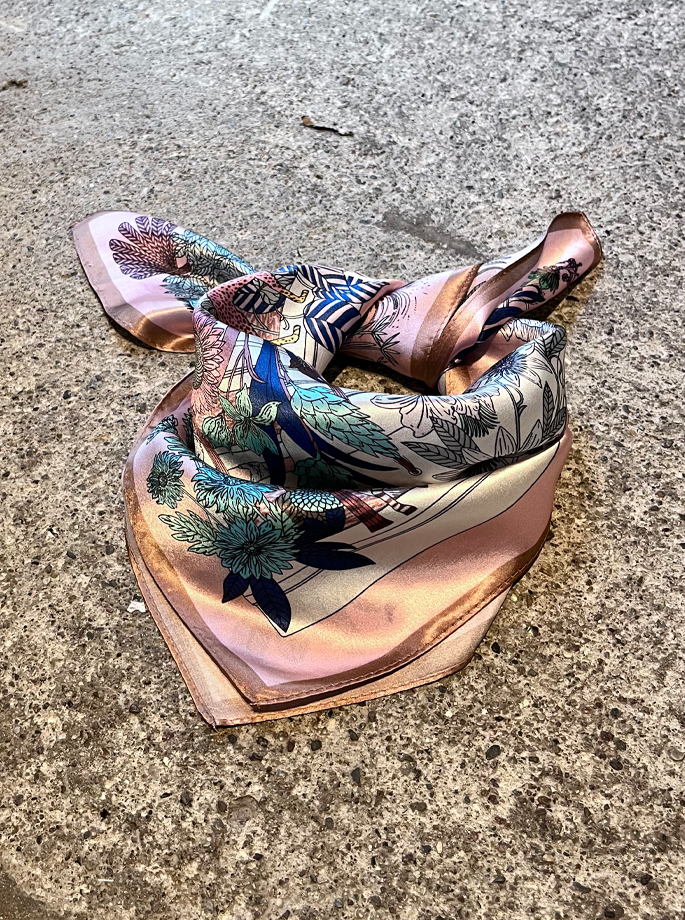 Plisse - Flonis Tørklæde Rose