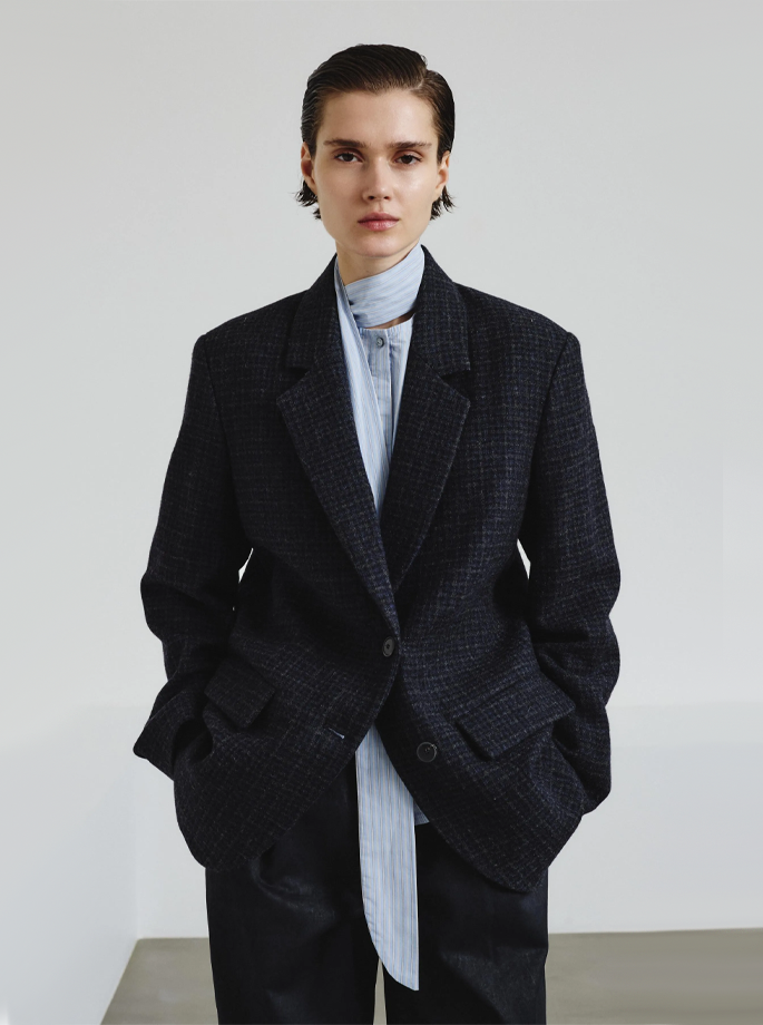 Pomandere - Blazer Navy tern