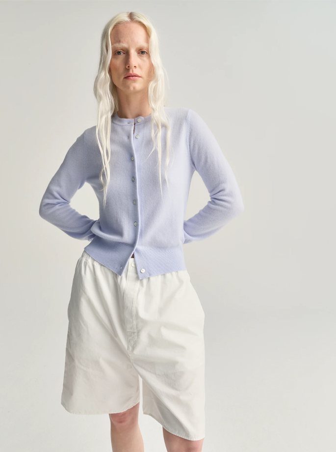 Rhea - 174 Cardigan Light Blue