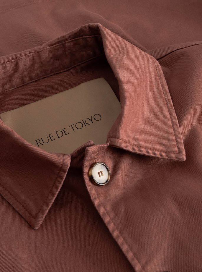 Rue De Tokyo - Cameron Organic Twill Jakke Berry Rose