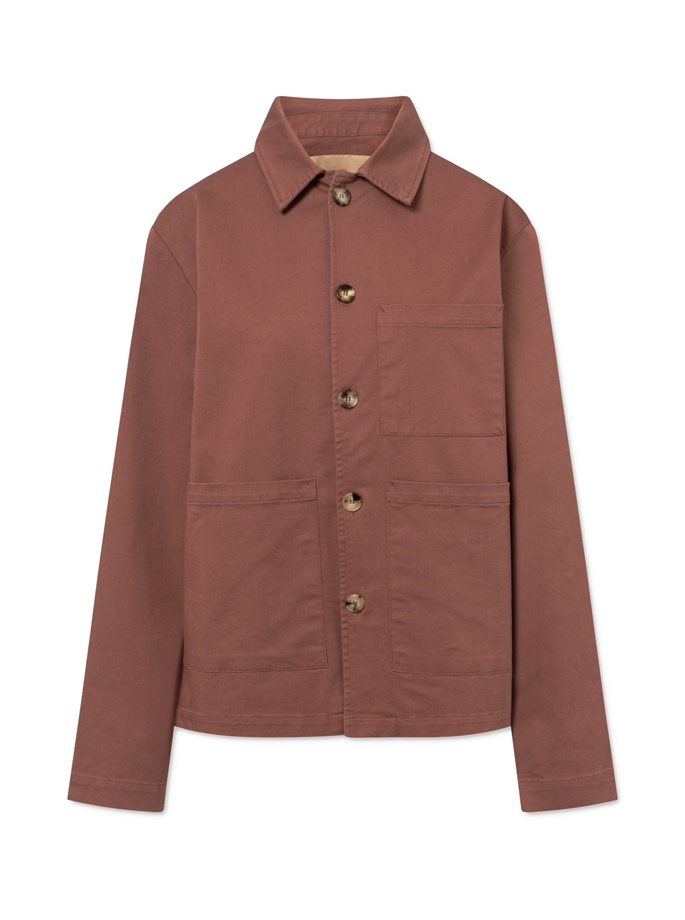 Rue De Tokyo - Cameron Organic Twill Jakke Berry Rose