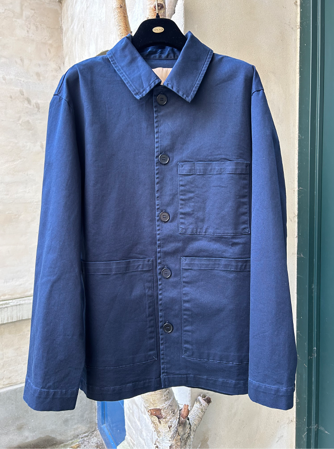 Rue De Tokyo - Cameron Organic Twill Jakke Dark Navy