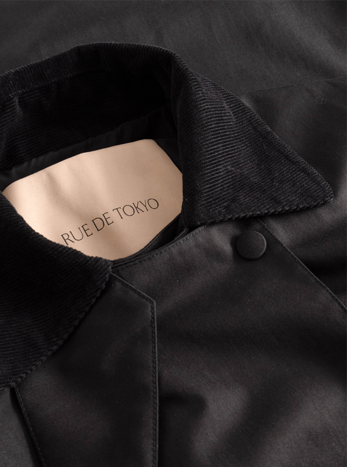 Rue De Tokyo - Cimana Heavy Trench Sort