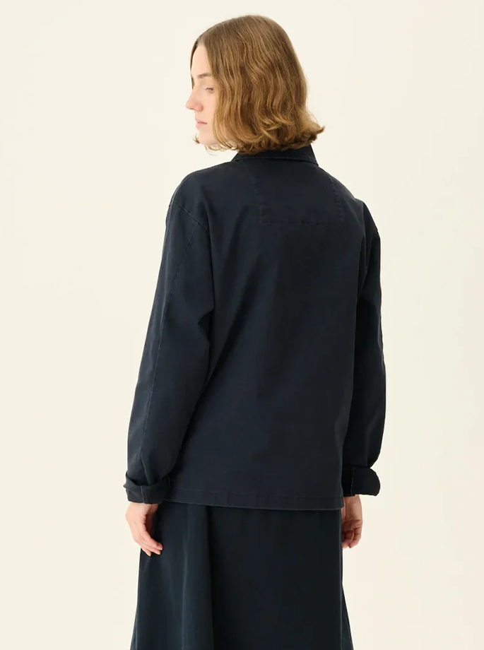 Rue De Tokyo - Cameron Organic Twill Jakke Dark Navy