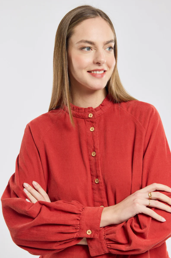 Armor Lux - velour Heritage blouse passanta