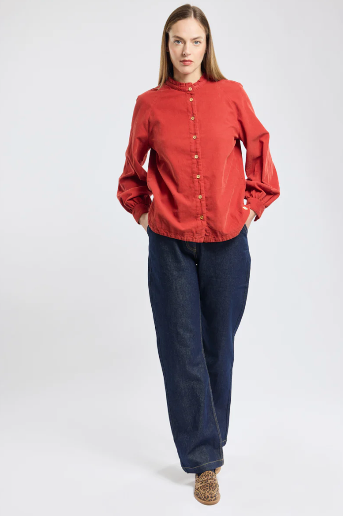 Armor Lux - velour Heritage blouse passanta