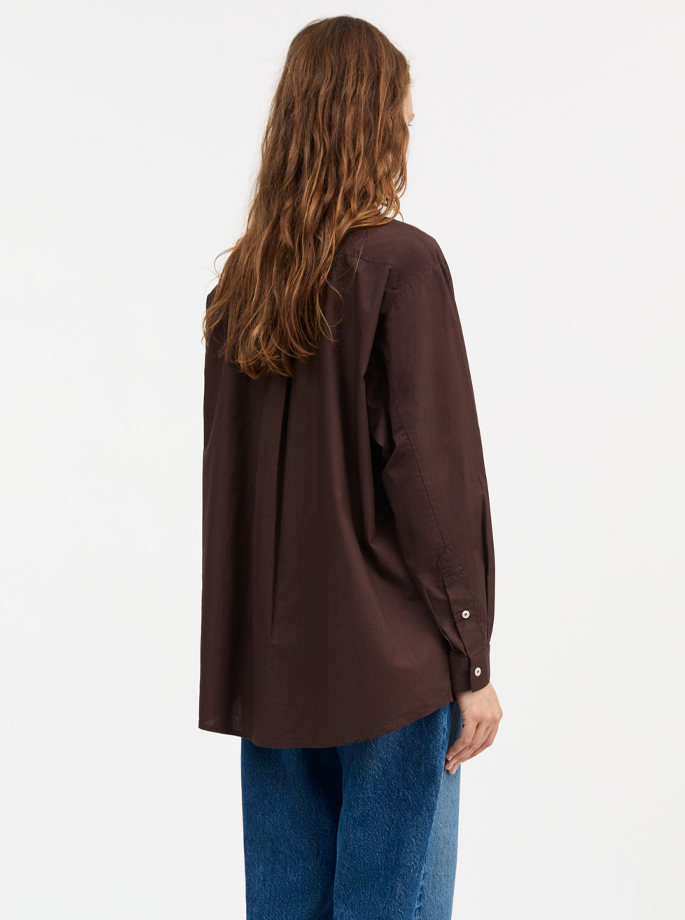Skall - Edgar Skjorte Dark Brown