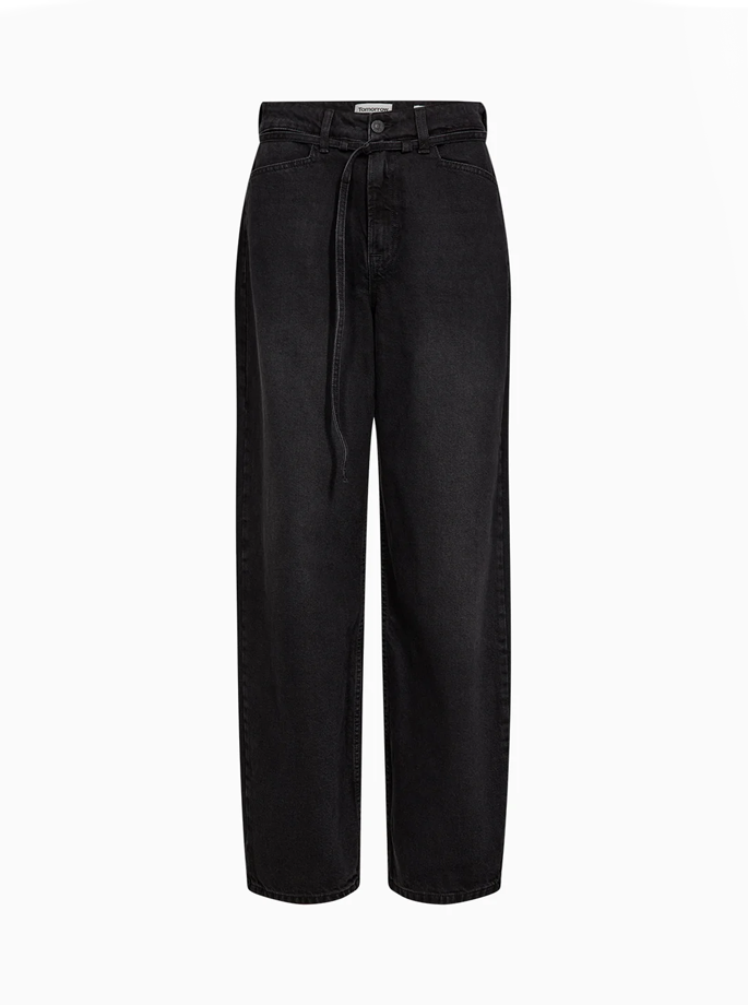 Tomorrow Denim - Kaia Slung Belt Jeans Heritage Black