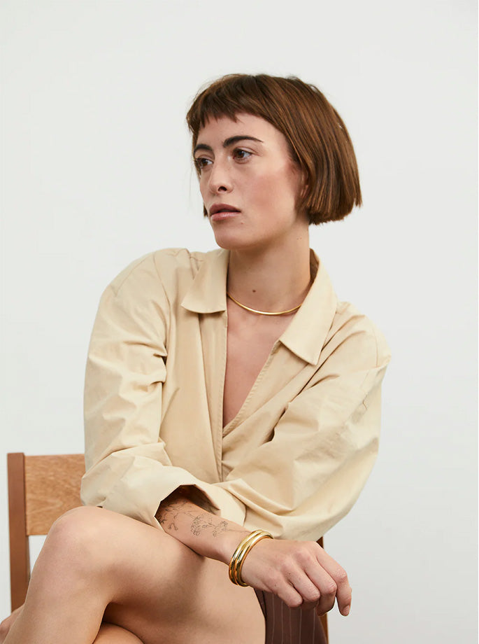 Trine Tuxen - Jemma Collar forgyldt sterlingsølv