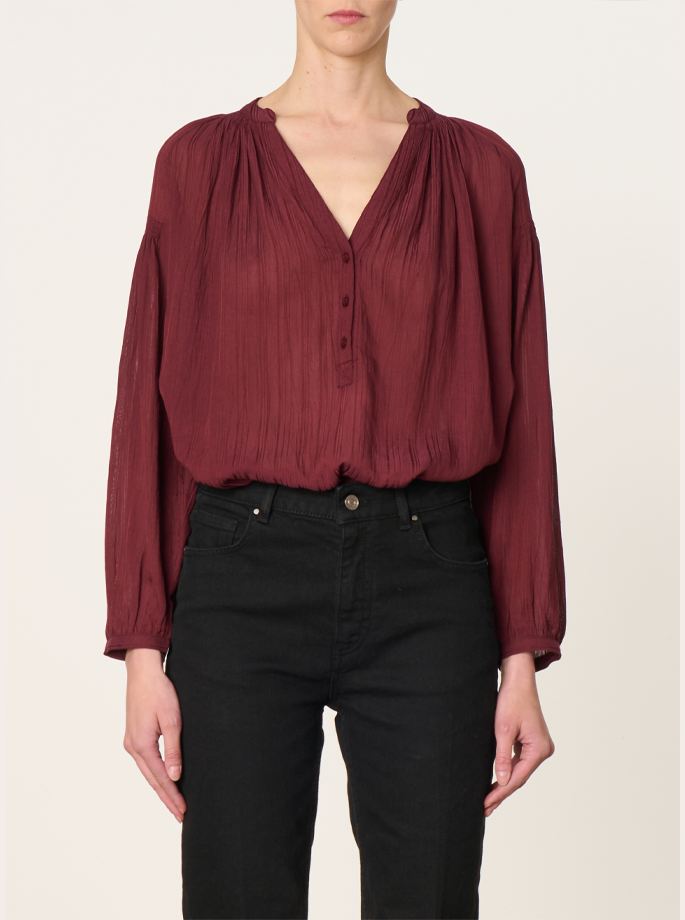 Vanessa Bruno - Nipoa Bluse Bordeaux