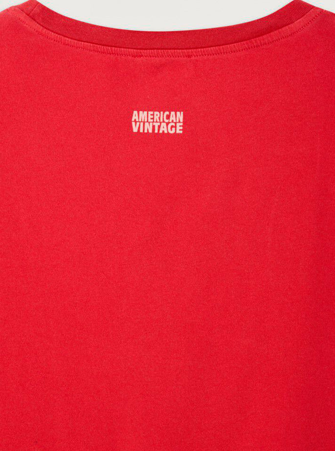 American Vintage - Pymaz Bluse rød Vintage