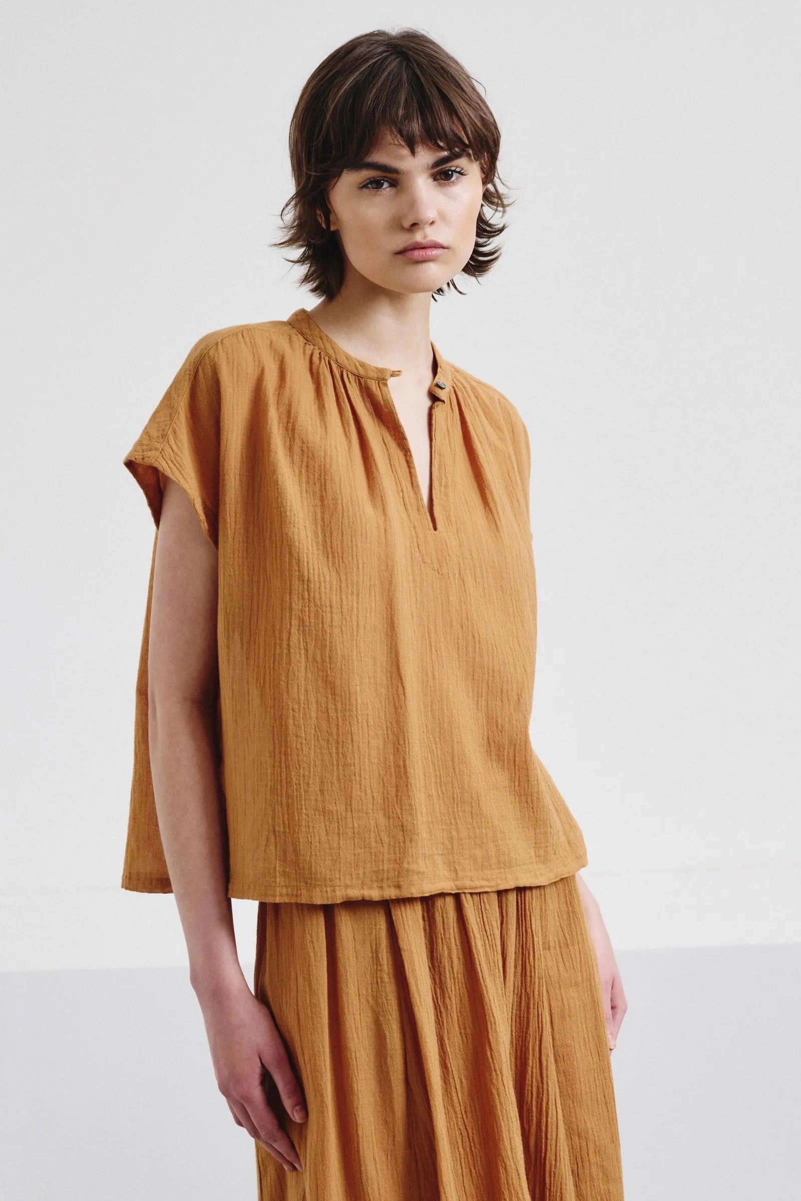 Pomandere - 9491 Skjorte Apricot