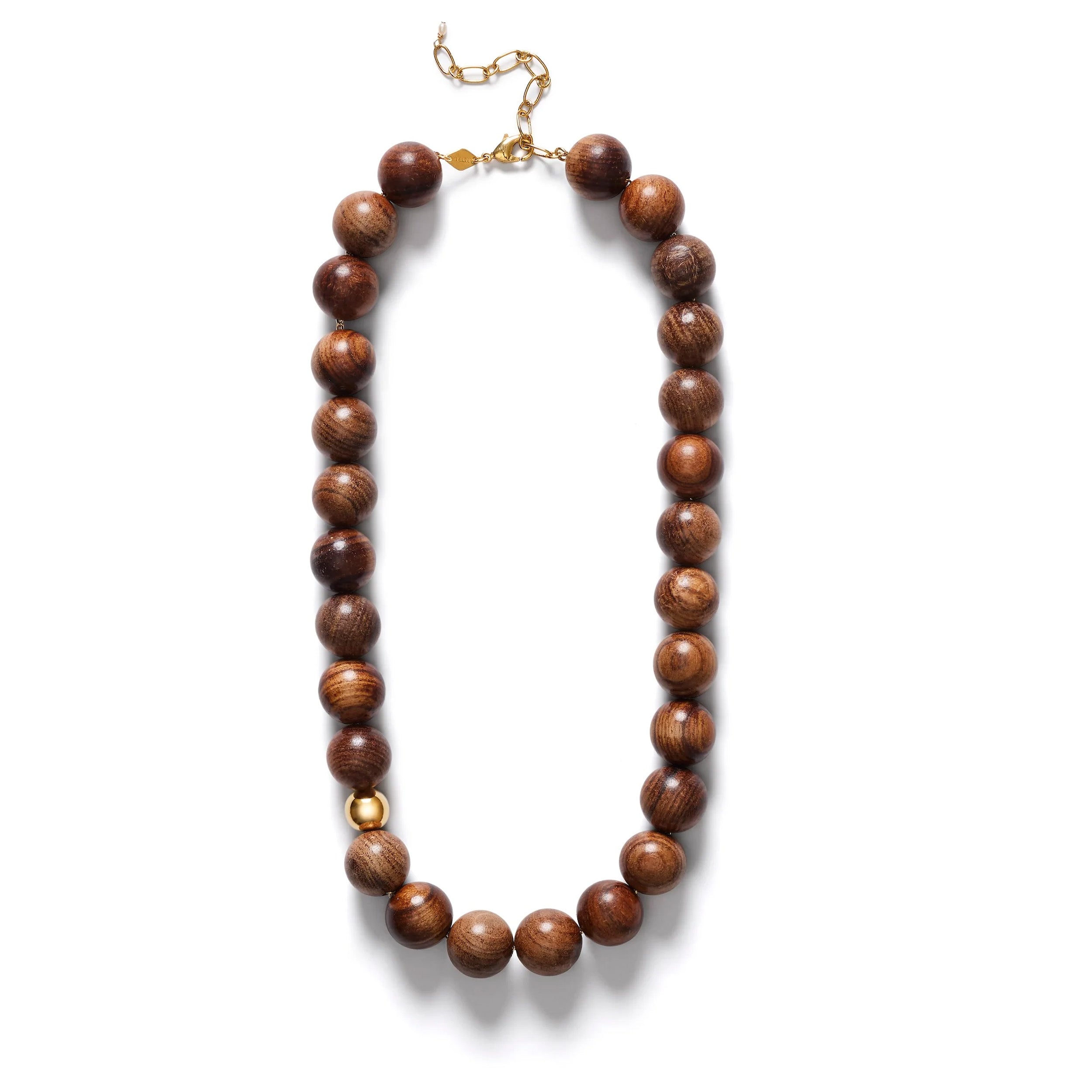 Anni Lu - Woody necklace - Hot chocolate