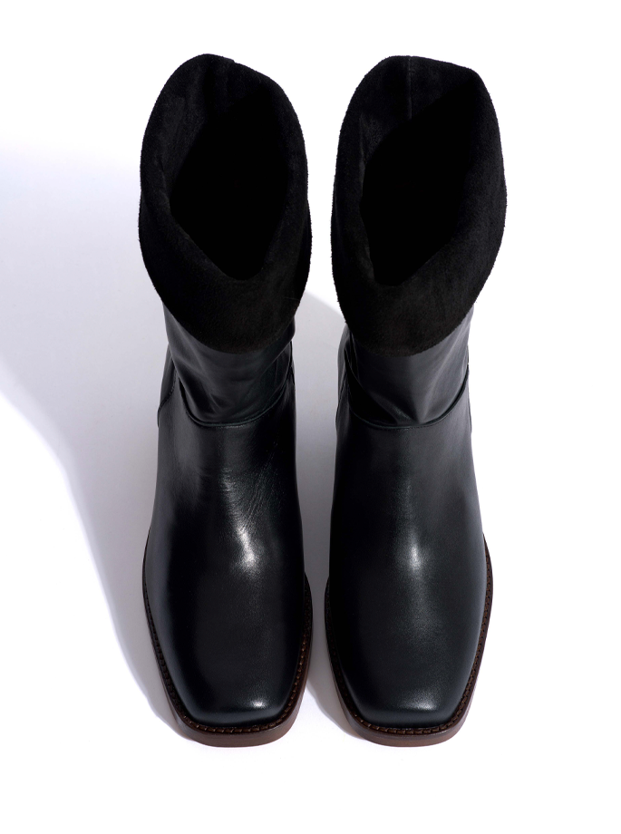 Anonymous - Patricia Soft Calf & Suede Leather Sort