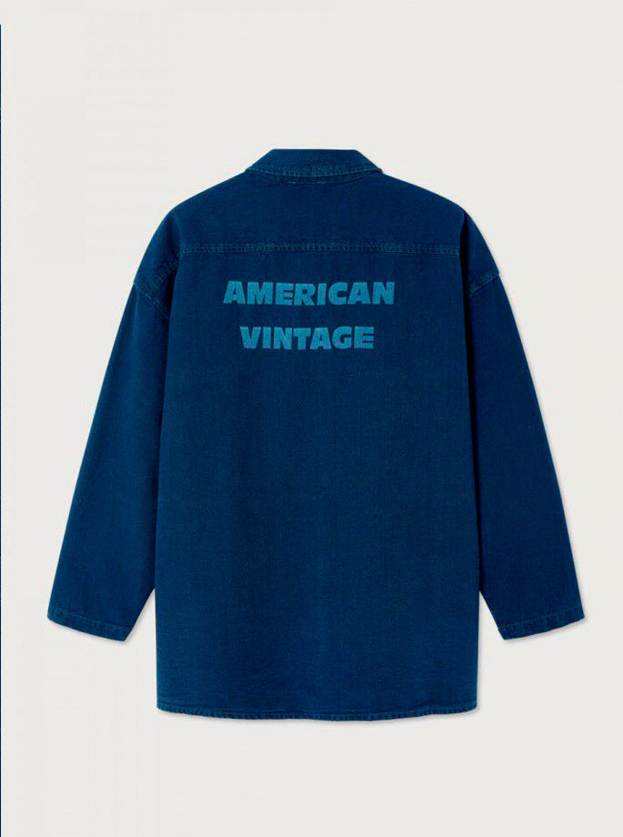 American Vintage - Comow Skjorte Raw Blue