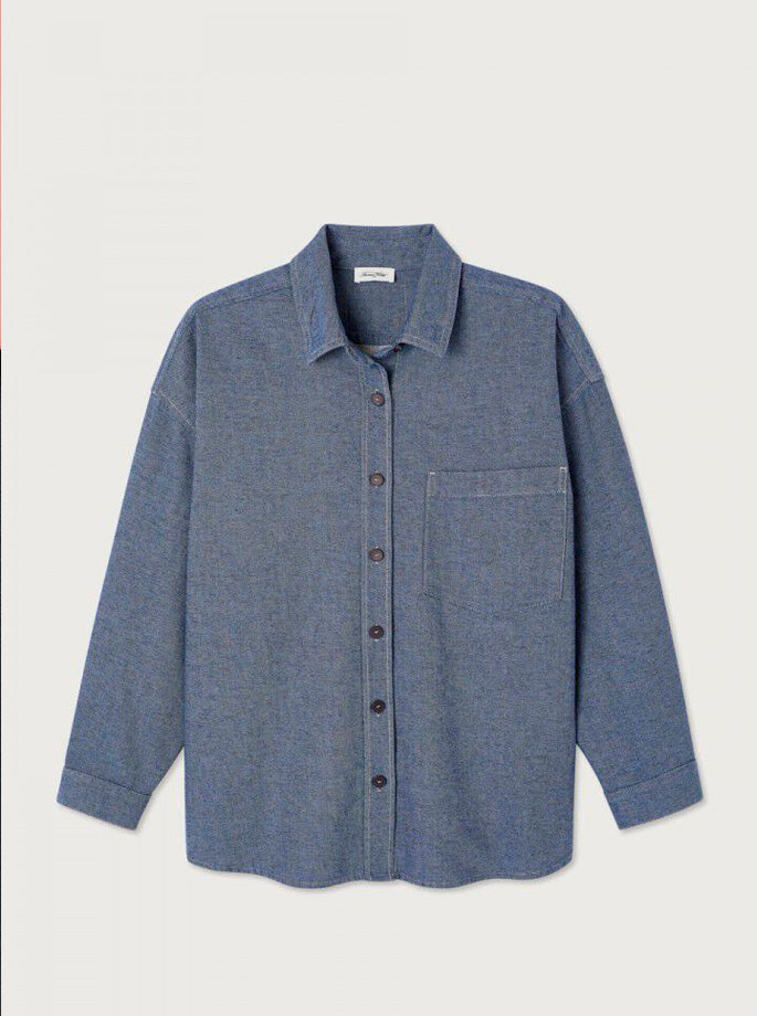 American Vintage - Lofway Skjorte stone blue