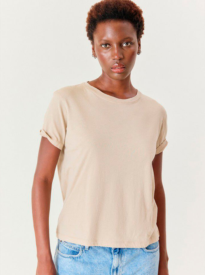 American Vintage - Apoly T-shirt lys brun