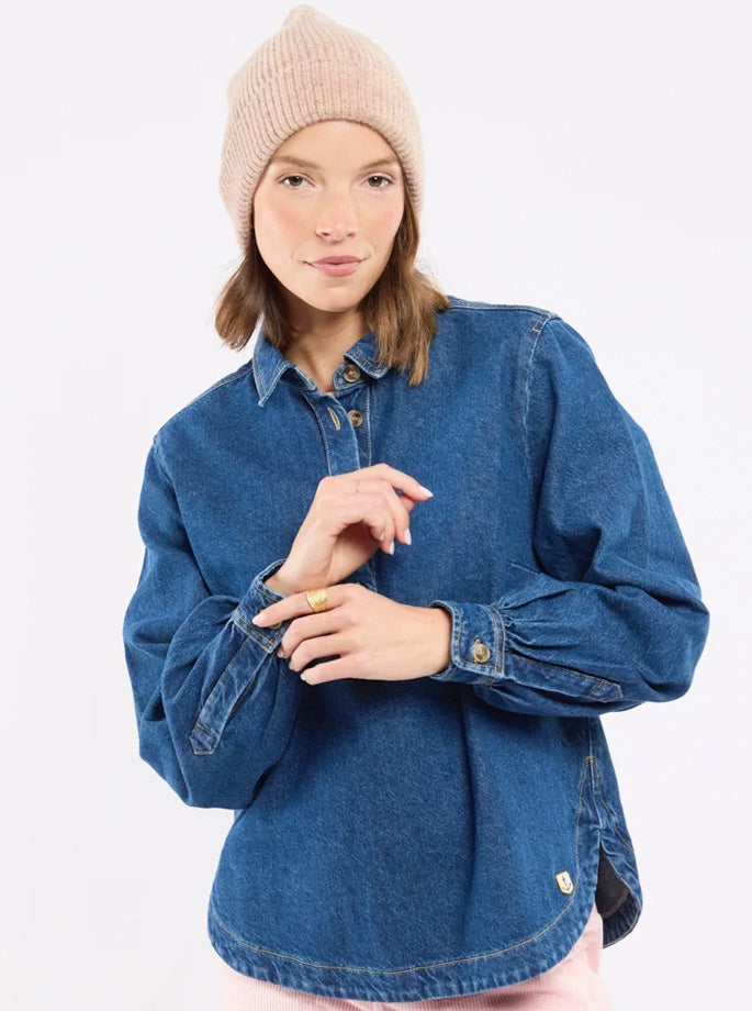 Armor Lux - Vareuse Denim Shirt - Blue
