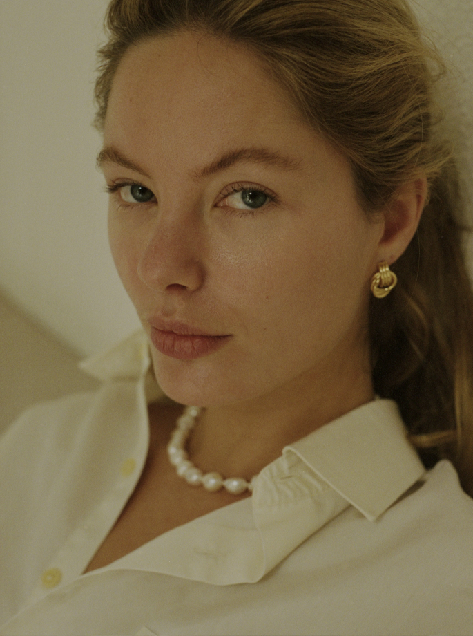 Anni Lu - Triplet Earring Guld