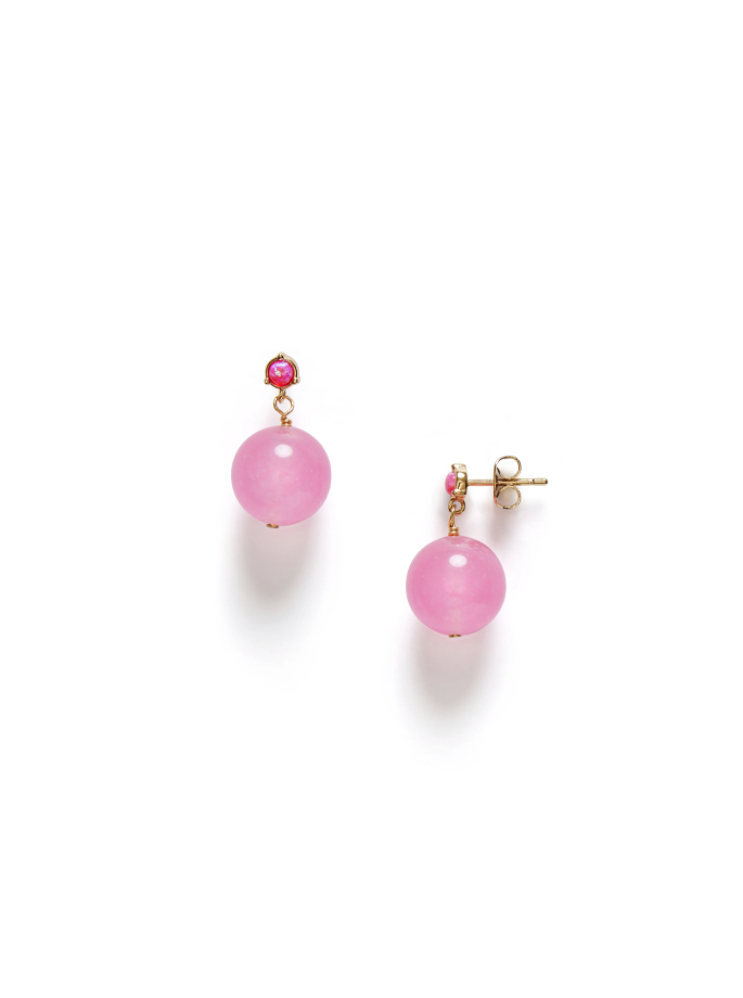 Anni Lu - Ball Earing pink bubble