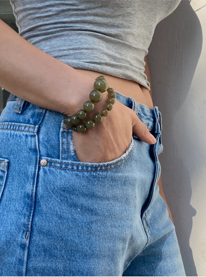 Lemonade - Mega Armbånd army green