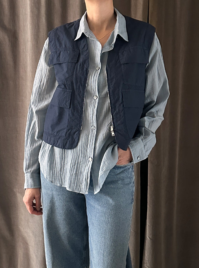 Barena Venezia - Travel26 Vest Navy