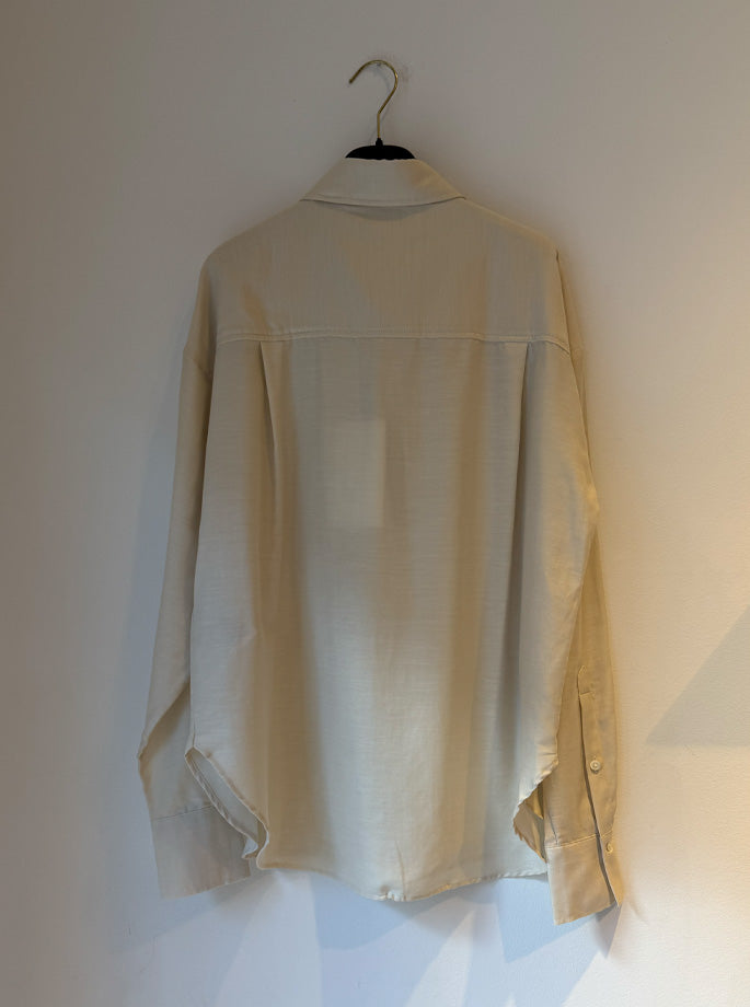 Closed - Oversized skjorte Almond cream