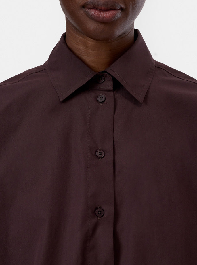 Closed - Cape skjorte cinder brown