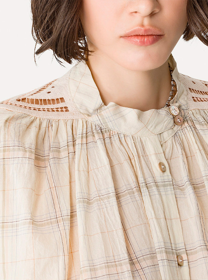 Forte Forte - My Shirt Crepe i tern