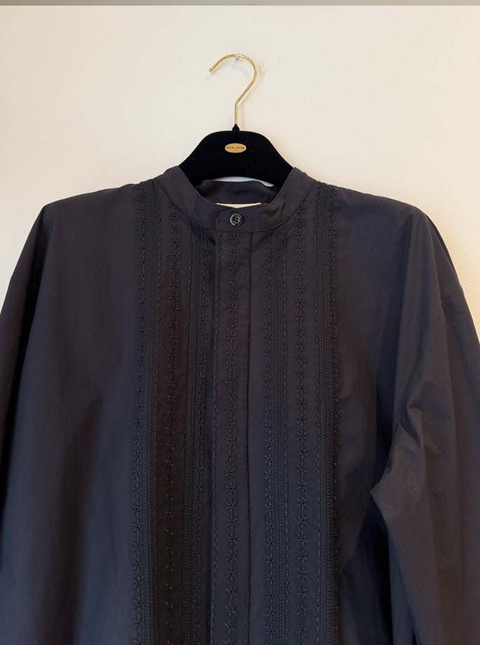 Forte Forte - My Shirt 14840 Les Fleurs Midniight