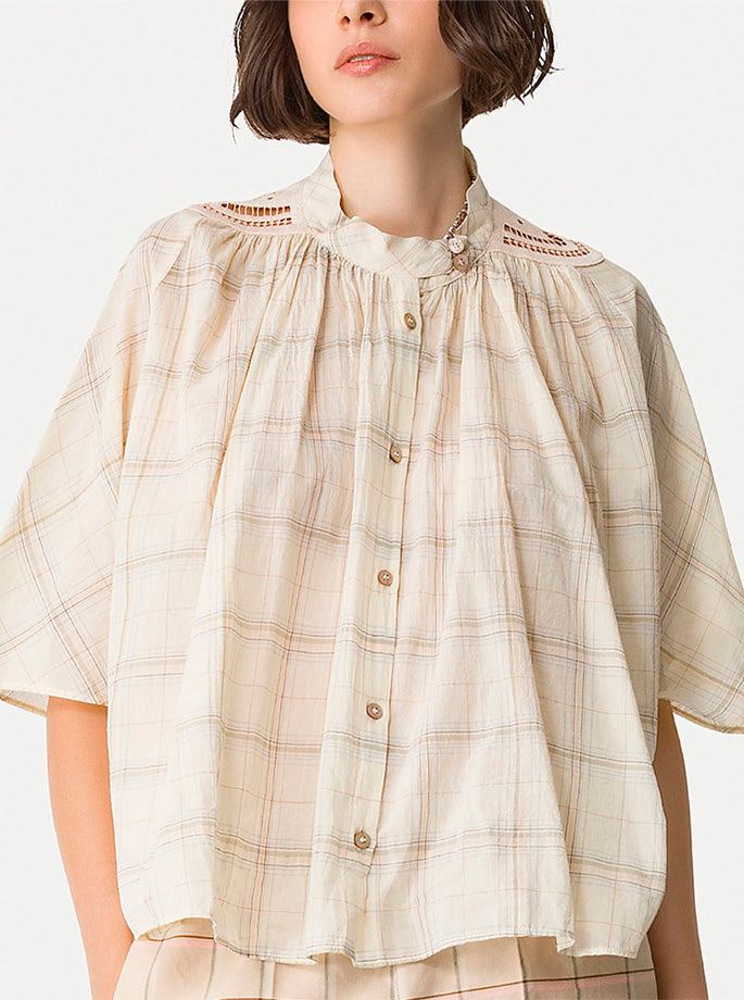 Forte Forte - My Shirt Crepe i tern