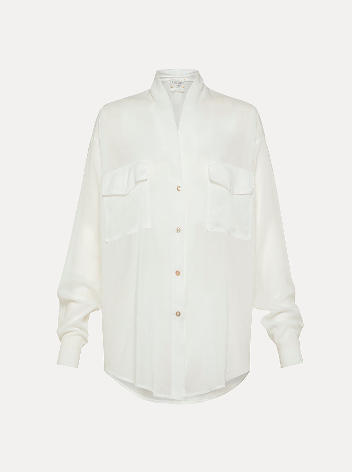 Forte Forte - My Shirt Voile Hvid