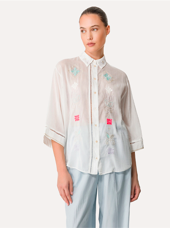 Forte Forte - Voile Shirt Bianco