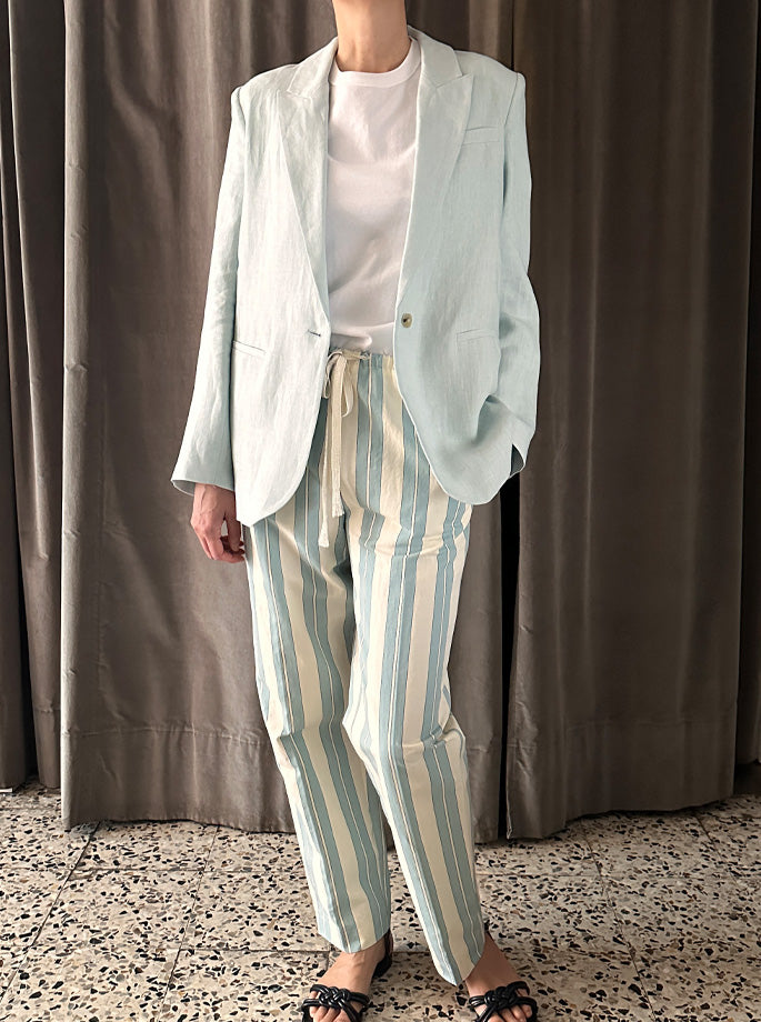 Forte Forte - My Pants 14820 Striped Plume
