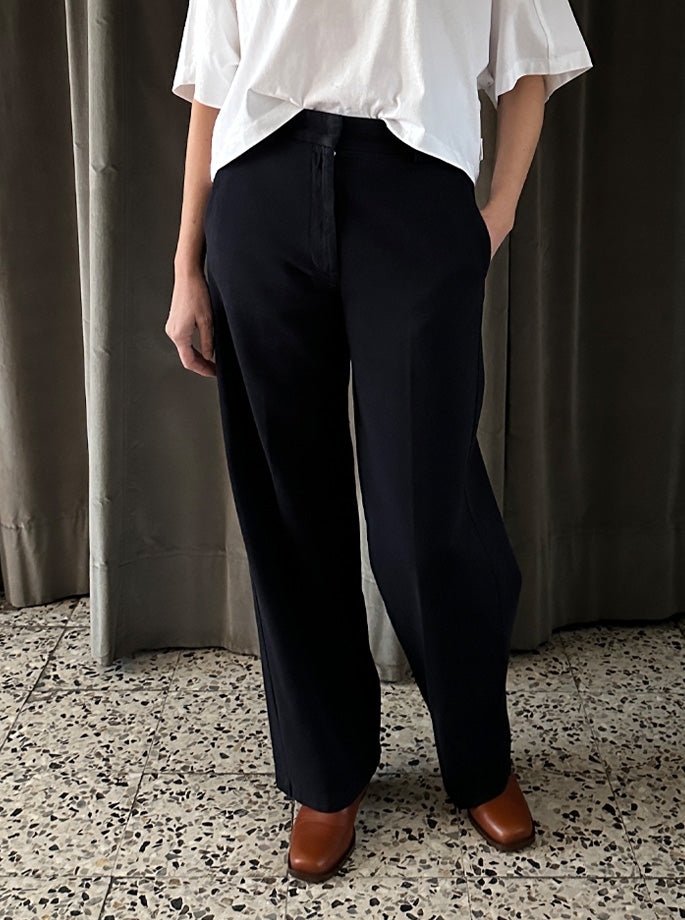 Forte Forte - My Pants højtaljet Straight Notte