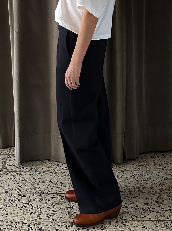 Forte Forte - My Pants højtaljet Straight Notte