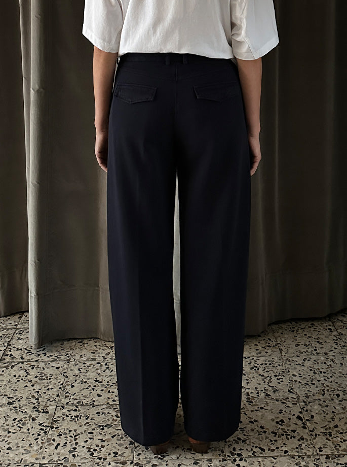 Forte Forte - My Pants højtaljet Straight Notte